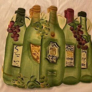 Smith & Hawken Wine & Vineyard 7-Pc Set - 5 Placemats & 2 Grape Hand Towel